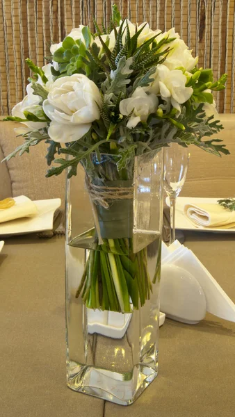 결혼식을 위한 꽃장식 — 스톡 사진