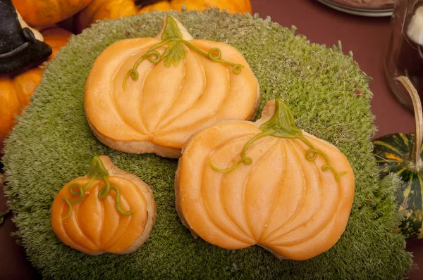 Pumpkin cookies — Stockfoto