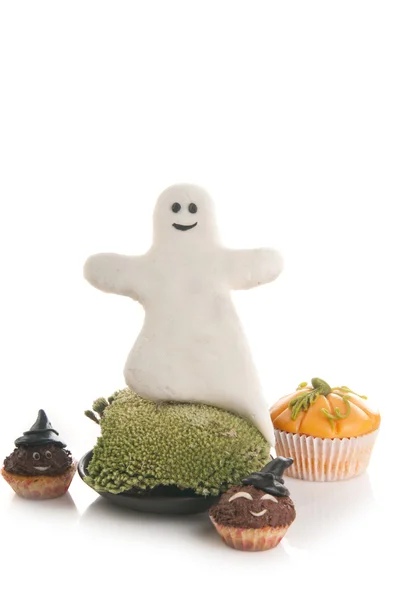 Cookie in shape of a ghost — Stock Photo, Image