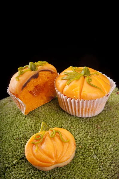 Pompoen muffins — Stockfoto