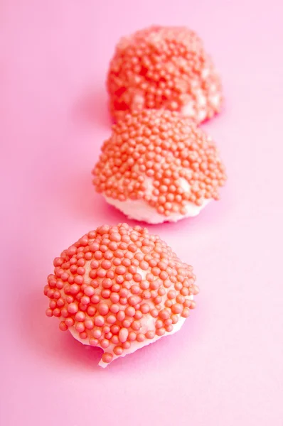 Rosa muffins — Stockfoto
