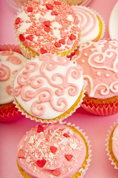 Rosa Cupcakes — Stockfoto