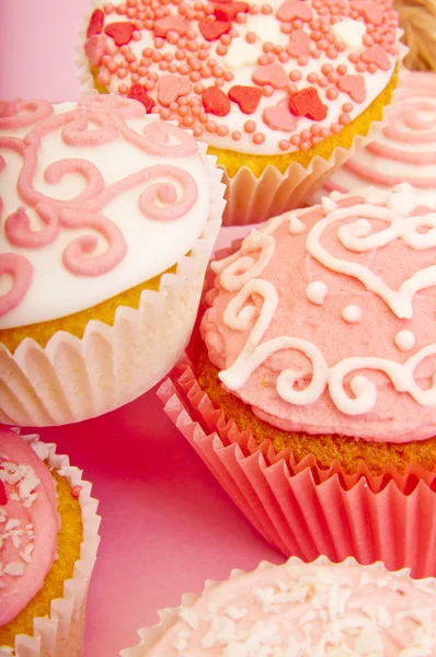 Pink cupcakes — Stock Photo, Image