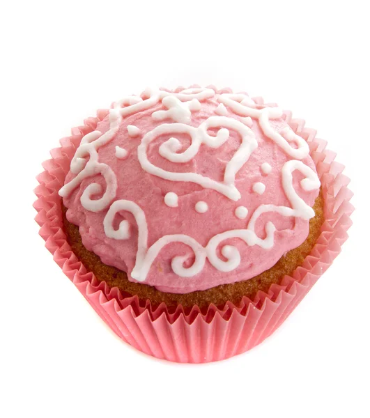 ピンク カップケーキ — ストック写真