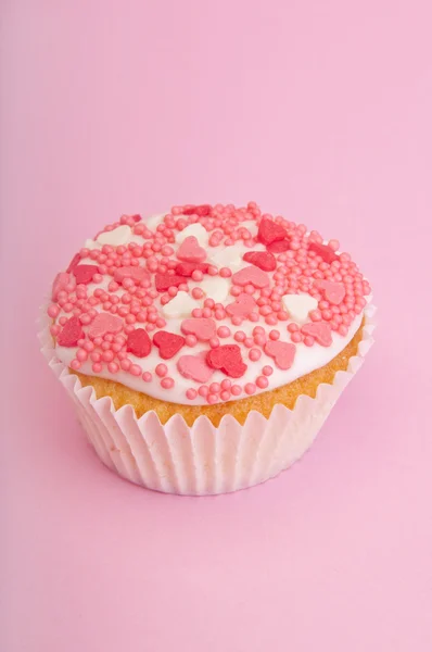 Rosa Cupcake — Stockfoto