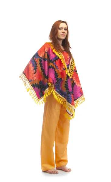 Woman in mexican costume — Stock Photo, Image