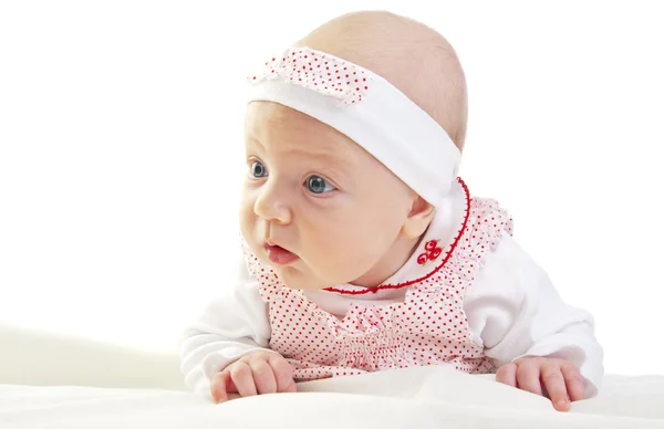 Portrét krásné baby Girl — Stock fotografie