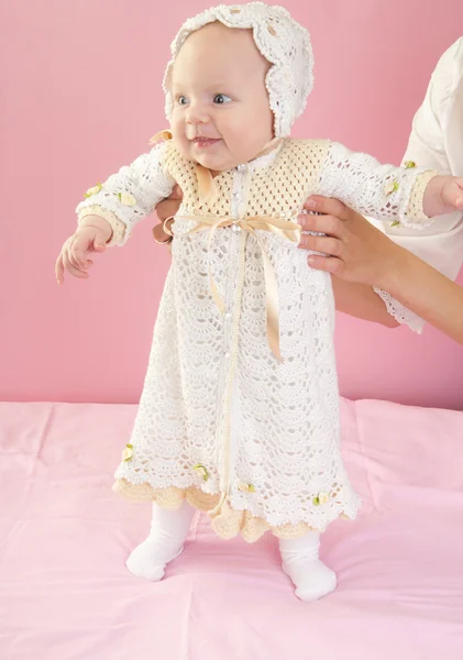 Portrait of beautiful baby girl — Stock Photo, Image