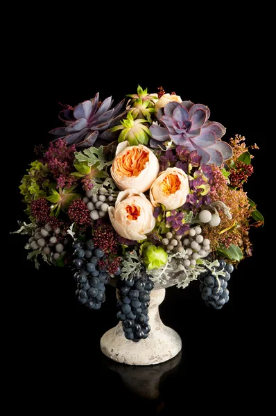 Bouquet autunnale con uva — Foto Stock