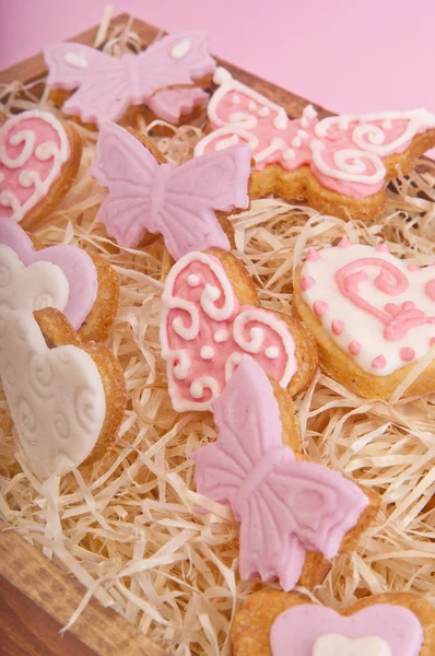 Cookies för alla hjärtans dag — Stockfoto