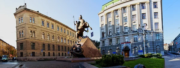Georgi pobedonosec památník, lvov — Stock fotografie