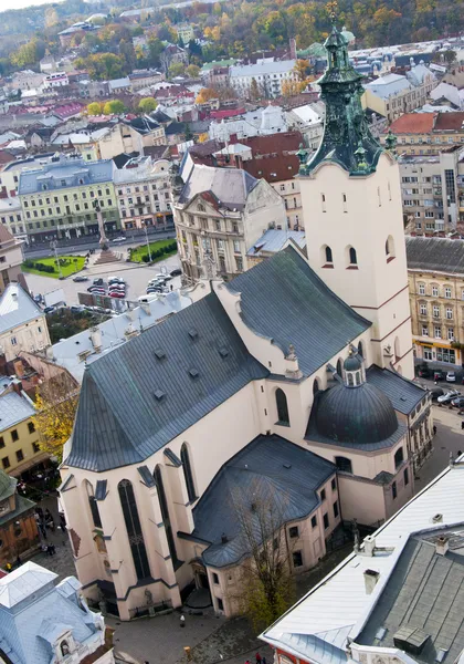 Latinské katedrála ve Lvově, Ukrajina — Stock fotografie zdarma