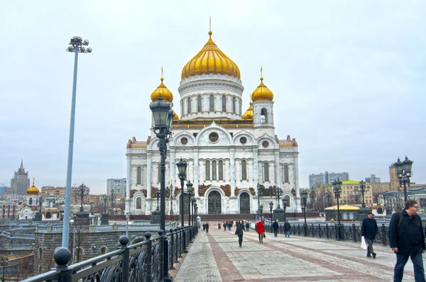 Собор Христа Спасителя, Москва — стоковое фото