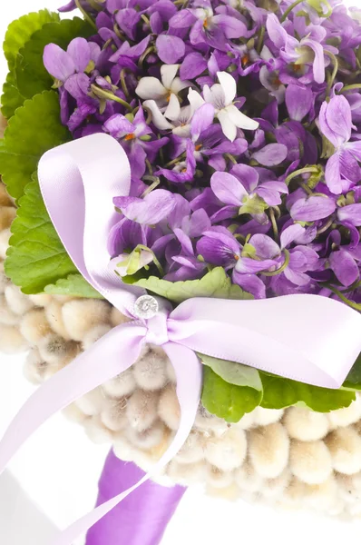 Bouquet de mariage violet — Photo
