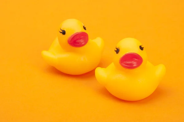 Yellow rubber ducks — Stock Photo, Image