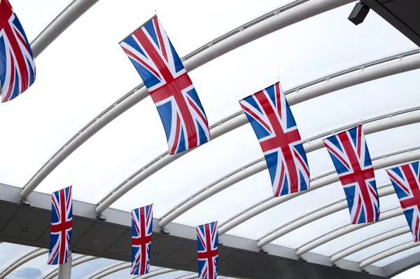 Bandiere piccole Union Jack britanniche — Foto stock gratuita