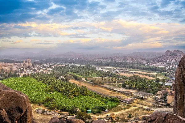 Virupaksha 힌두교 사원입니다. hampi, 인도. — 무료 스톡 포토