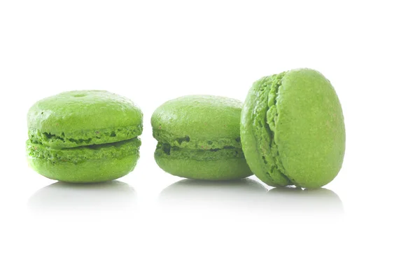 Green French macarons — Stock Photo, Image