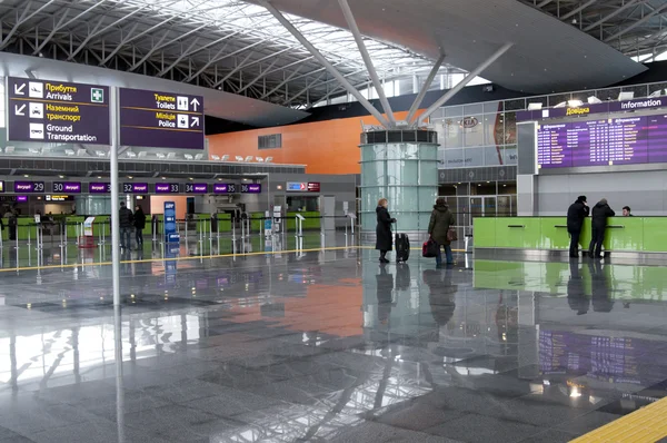 Hall in the International Kyiv Airport, Boryspil — Stock Photo, Image