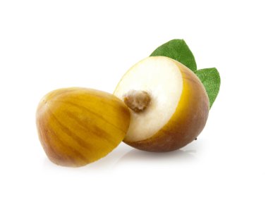 cuted ziziphus mauritiana yaprakları ile