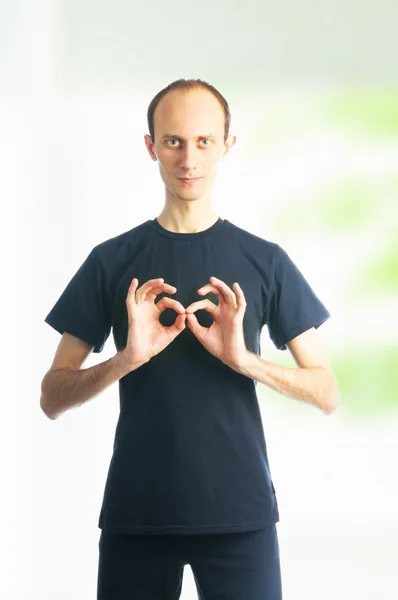 Padma mudra gesture — Stock Photo, Image