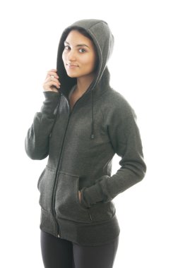 kadın siyah sweatshirt