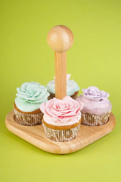 Bunte Muffins — Stockfoto