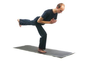 adam virabhadrasana konumunda