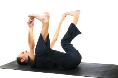 adam viparita bhujapidasana poz