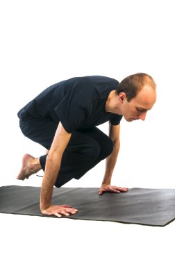 adam bakasana yoga poz