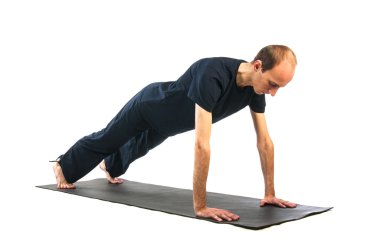 adam geçiyoruz dandasana yoga posesion