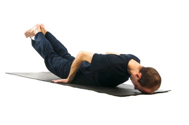 adam shalabhasana poz