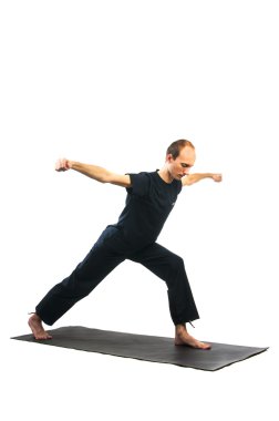 Ben pozisyon virabhadrasana adam