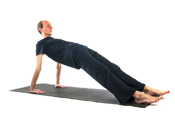 Hombre en Purvottanasana pose de yoga — Foto de Stock