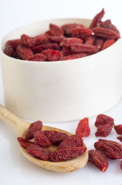 Dried Goji Berries in Bowl — Stock Photo, Image