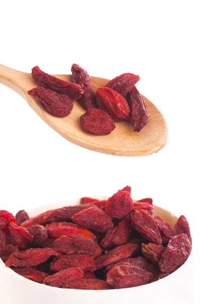 Organic Dried Goji Berries — Stock Photo, Image