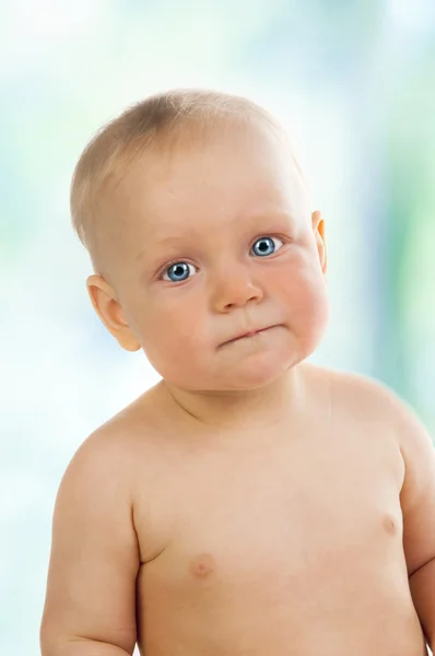 Adorable child with blue eyes — Stock Photo, Image