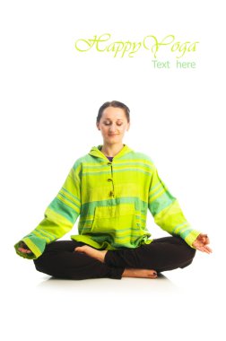 kolay poz (sukhasana kadın)