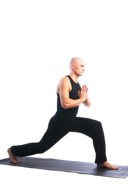 adam virabhadrasana poz