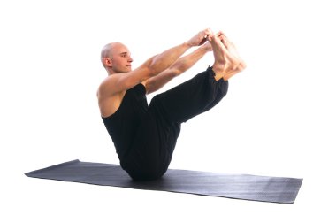 adam ubhaya padangustasana poz