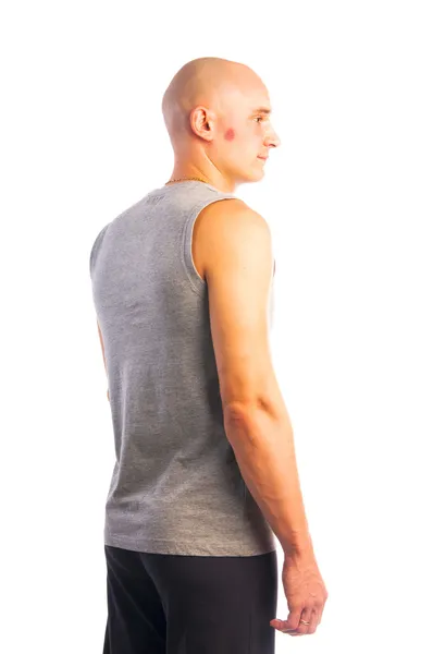 Back view of bald man — Stock Photo, Image