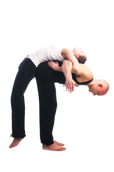 Partner yoga Royalty Free Stock Images