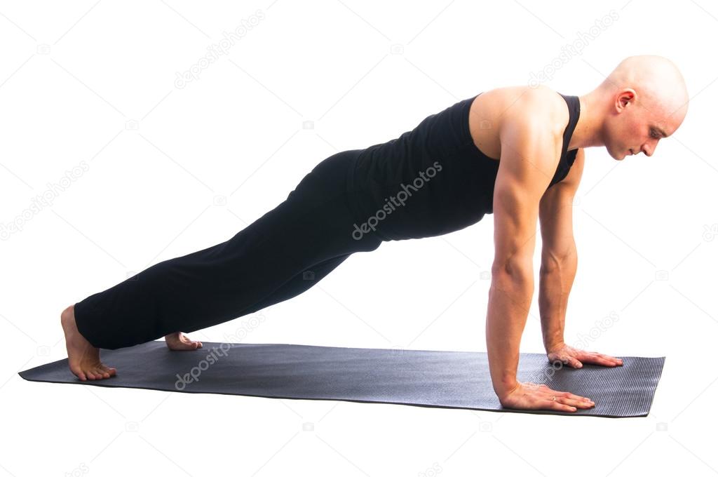 Four Limbed Staff Pose (Chaturanga Dandasana)