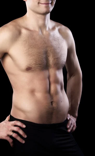 Schöner männlicher Körper — Stockfoto