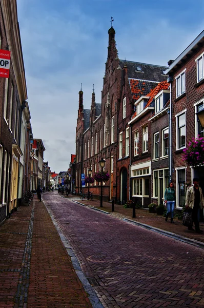Hermosa Lange Smeestraat en Utrecht —  Fotos de Stock