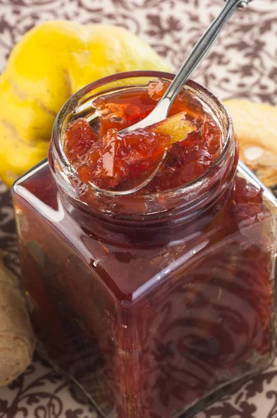 Home-made quince confiture — Stock Photo, Image