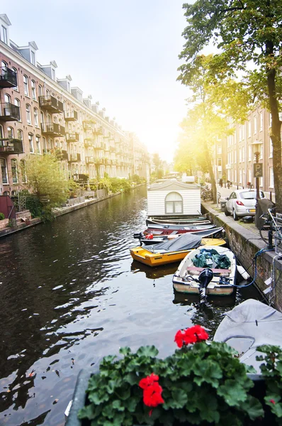 Brouwersgracht canal — Stockfoto