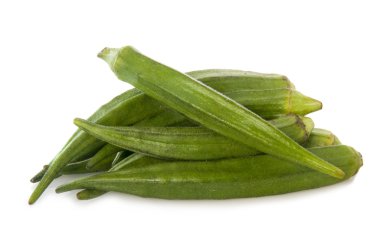 Fresh okra clipart