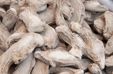 kurutulmuş zencefil kökü