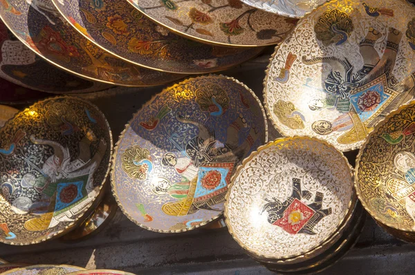 Ornate Indian plates — Free Stock Photo